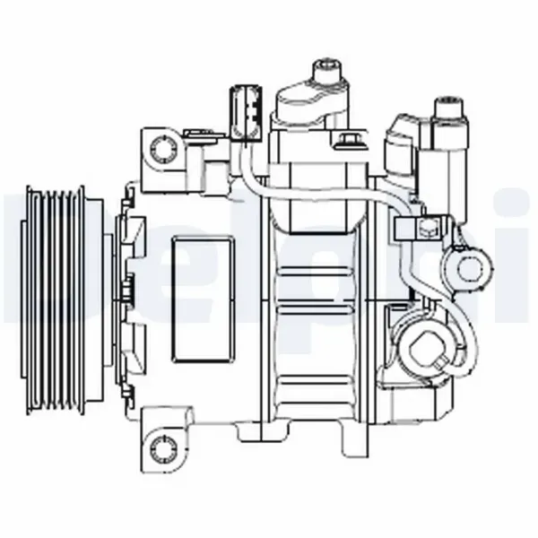 Компресор кондиціонера CS20474 Delphi