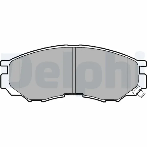 Передні тормозні колодки LP1010 Delphi