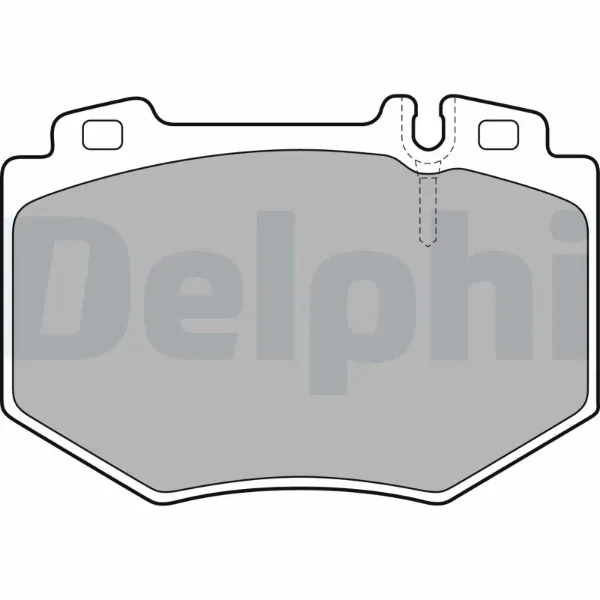 Передні тормозні колодки LP1851 Delphi