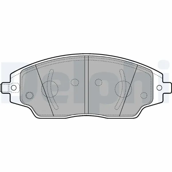 Передні тормозні колодки LP3192 Delphi