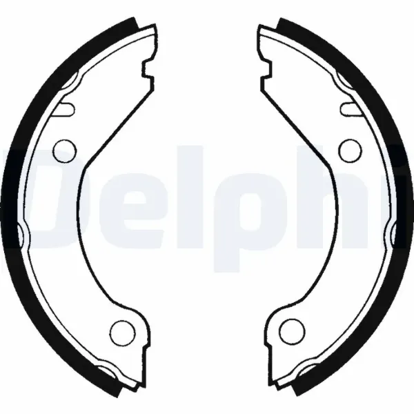 Колодки ручника LS1375 Delphi