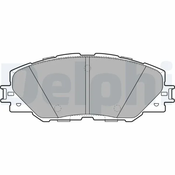 Передні тормозні колодки LP2003 Delphi