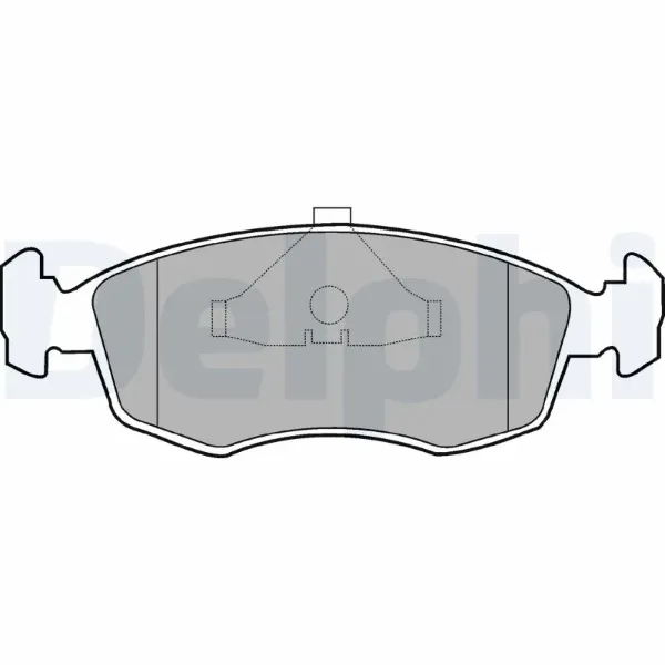 Передні тормозні колодки LP587 Delphi