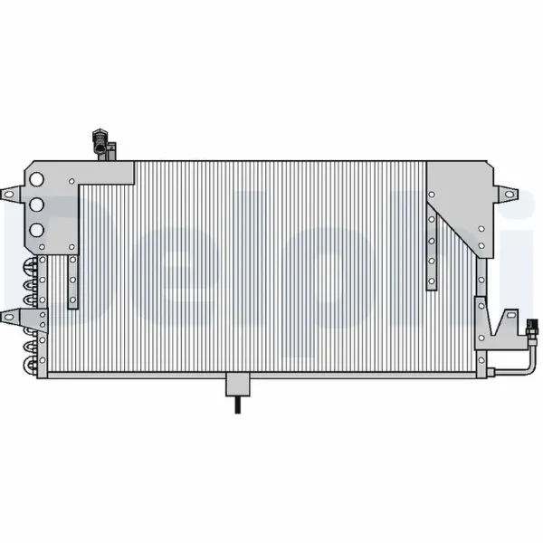 Радіатор кондиціонера TSP0225073 Delphi
