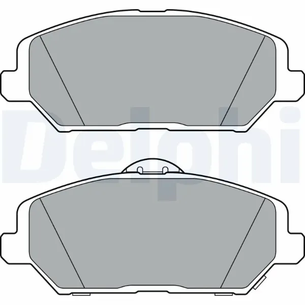 Передні тормозні колодки LP3385 Delphi