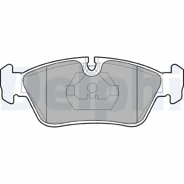 Передні тормозні колодки LP710 Delphi