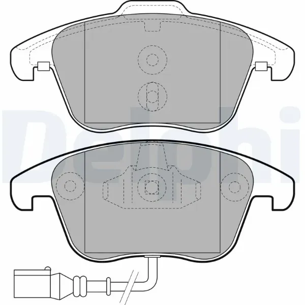 Передні тормозні колодки LP2110 Delphi