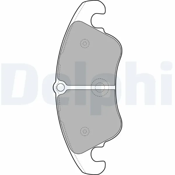 Передні тормозні колодки LP2077 Delphi