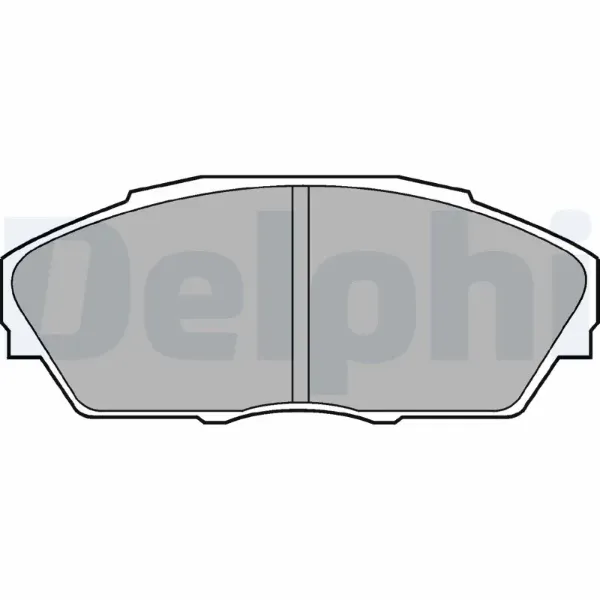 Передні тормозні колодки LP665 Delphi