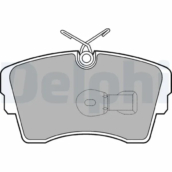 Передні тормозні колодки LP603 Delphi