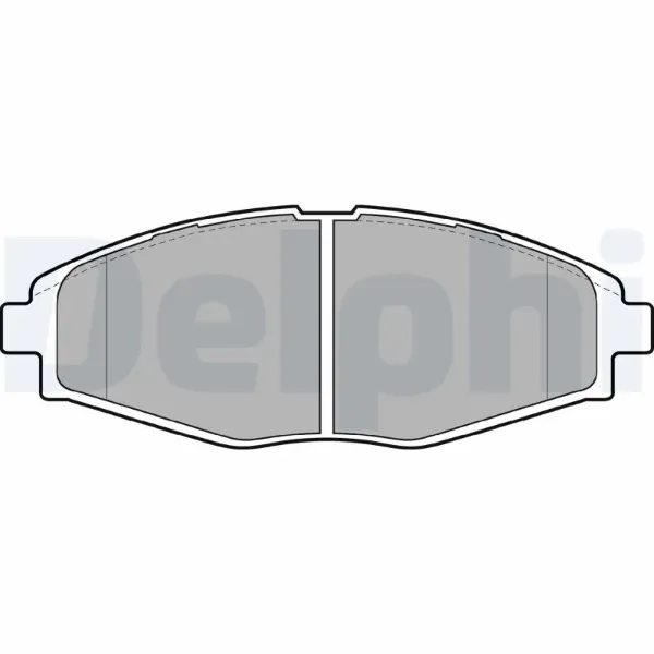 Передні тормозні колодки LP1390 Delphi