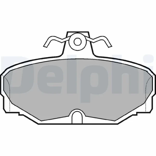 Задні гальмівні колодки LP507 Delphi
