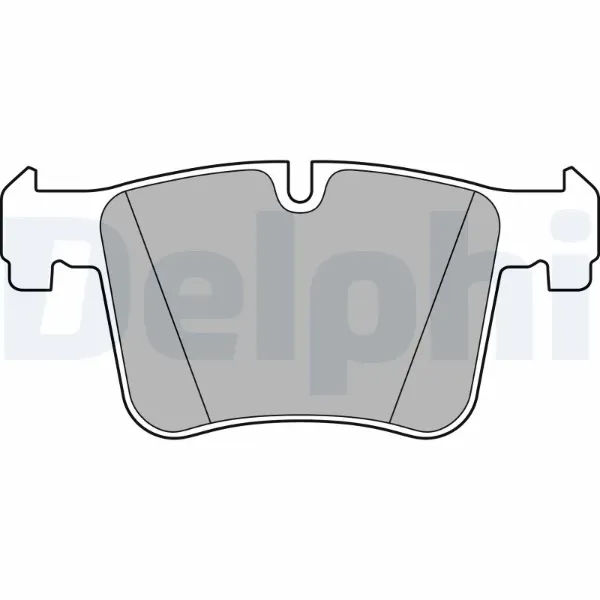 Передні тормозні колодки LP2234 Delphi