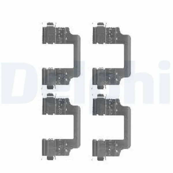 Ремкомплект гальмівних колодок LX0455 Delphi