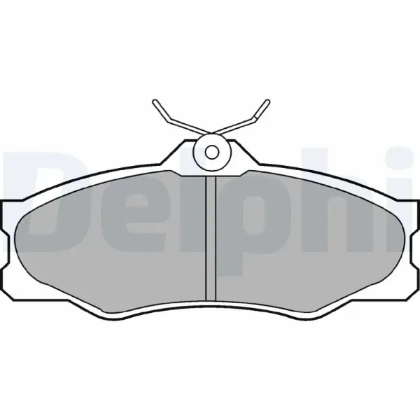 Передні тормозні колодки LP548 Delphi