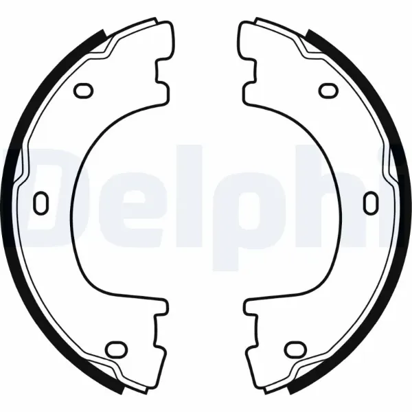 Колодки ручника LS2054 Delphi