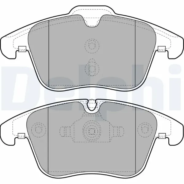 Передні тормозні колодки LP2065 Delphi