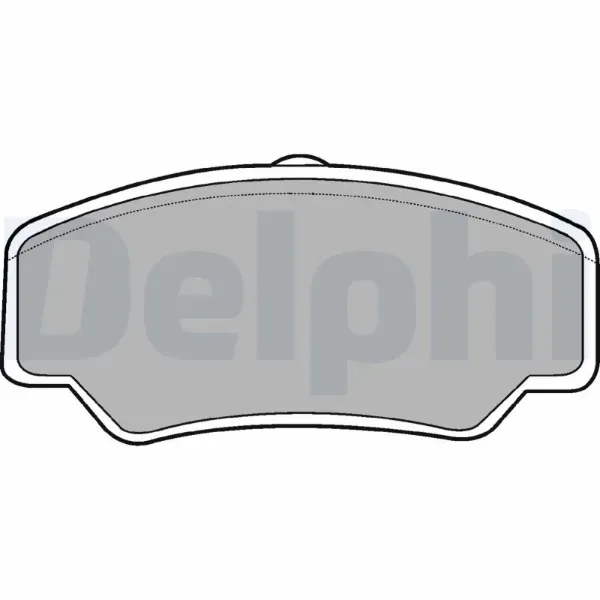 Передні тормозні колодки LP488 Delphi