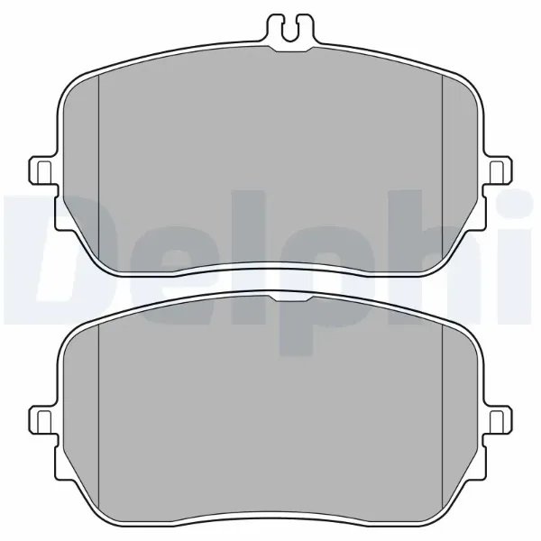 Передні тормозні колодки LP3603 Delphi