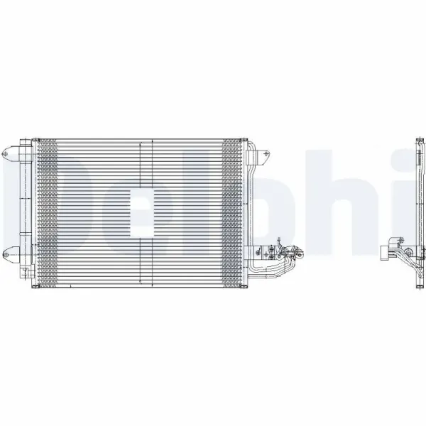 Радіатор кондиціонера TSP0225482 Delphi