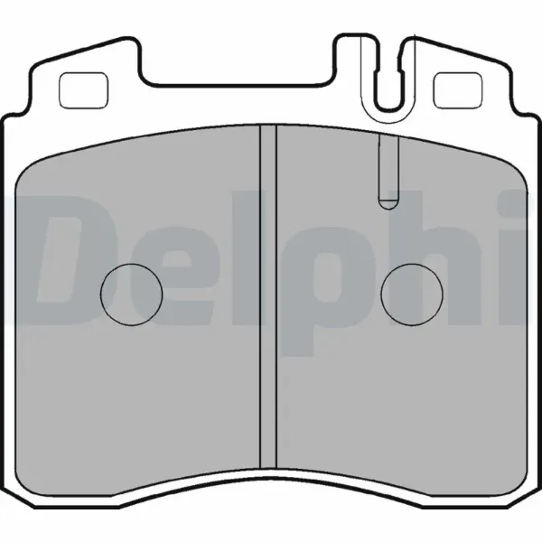 Передні тормозні колодки LP842 Delphi
