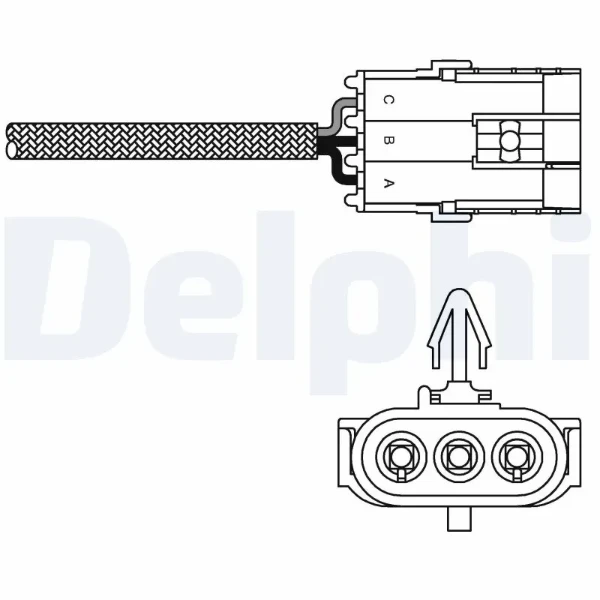 Лямбда-зонд ES1099212B1 Delphi