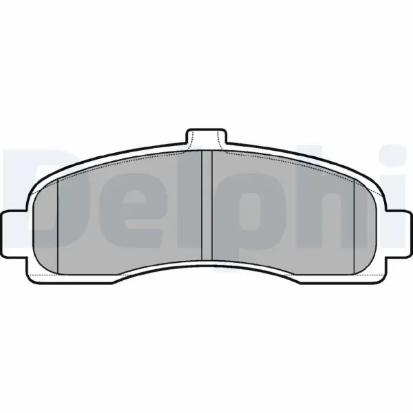 Передні тормозні колодки LP779 Delphi
