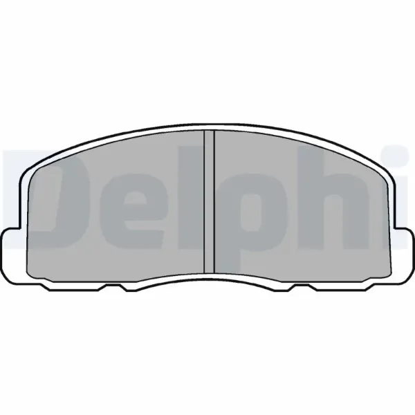 Передні тормозні колодки LP458 Delphi