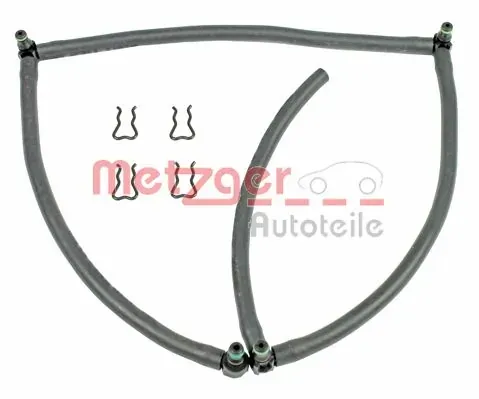 Трубка паливна, зворотня від форсунок 0840027 Metzger