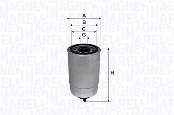 Паливний фільтр 152071758006 Magneti Marelli