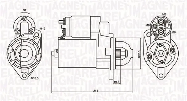 Стартер 063720879010 Magneti Marelli