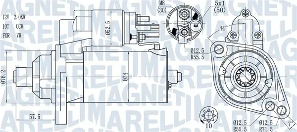 Стартер 063721397010 Magneti Marelli