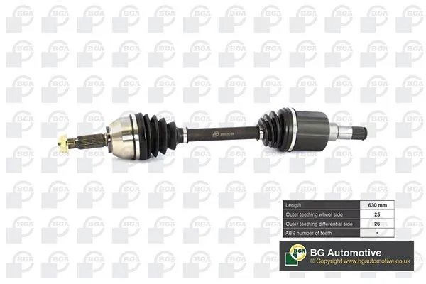 Ліва піввісь DS2300L BGA