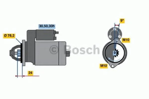 Стартер 0986016920 Bosch