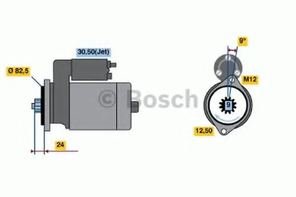 Стартер 0986018940 Bosch