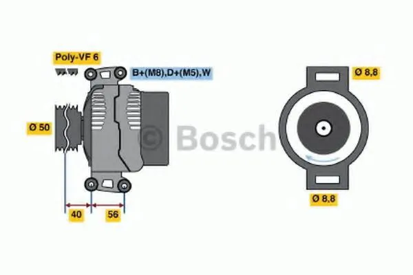 Генератор 0986042520 Bosch