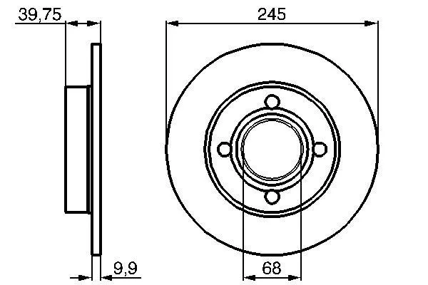 Гальмівні диски 0986478216 Bosch