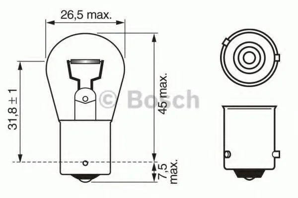 Лампочка 1987302502 Bosch