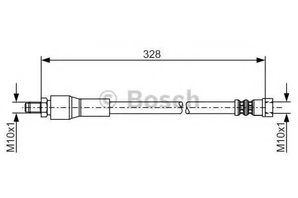 Шланг гальмівний задній 1987481001 Bosch