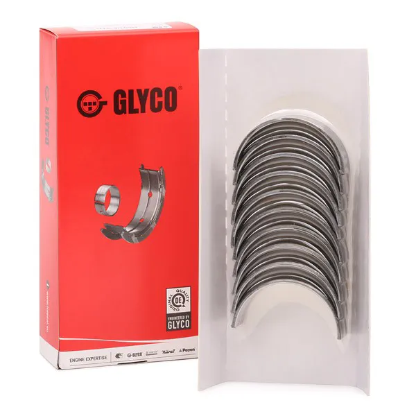 Вкладиші колінвала, корінні, комплект, стандарт (STD) H0035STD Glyco