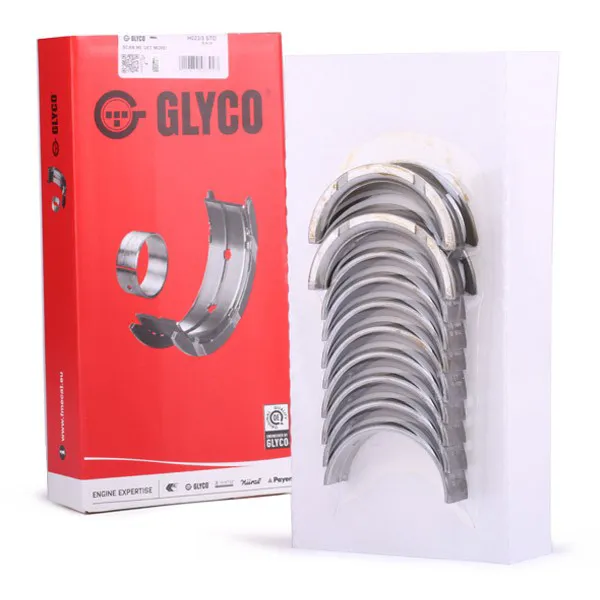 Вкладиші колінвала, корінні, комплект, стандарт (STD) H0235STD Glyco