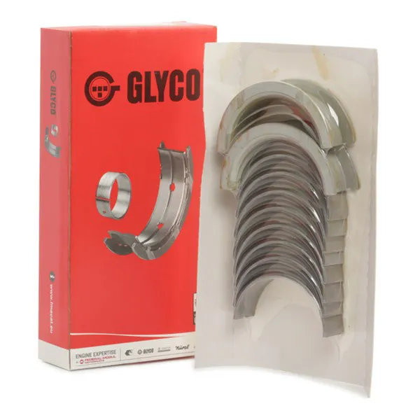 Вкладиші колінвала, корінні, комплект, стандарт (STD) H10945STD Glyco