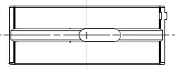 Вкладиші колінвала, корінні, комплект, 1-й ремонт (+0,25) 213HL21652025 Mahle Original