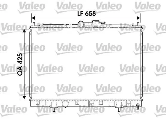 Радіатор 734198 VALEO