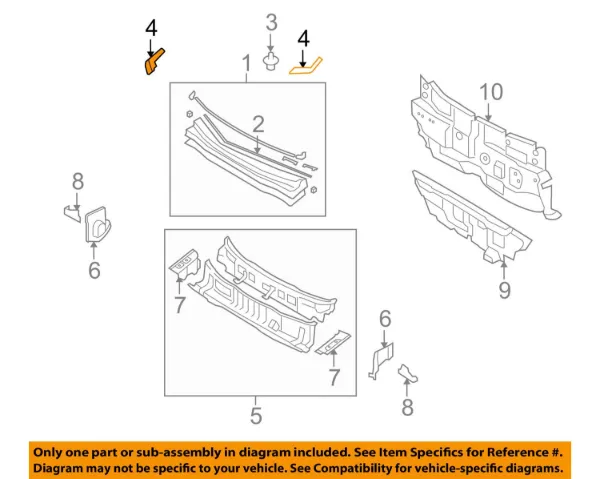 Заглушка днища кузова 861602H010 Hyundai/Kia