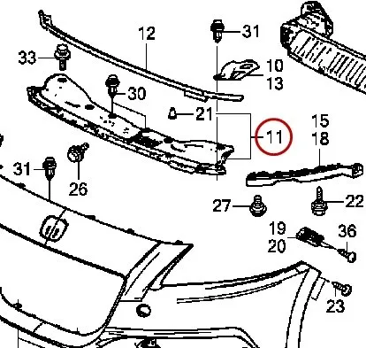  71125SZTG00 Honda