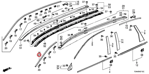  73163T0AA11 Honda