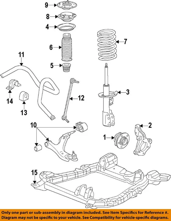 Пружина передня, ліва 51406SZAA04 Honda