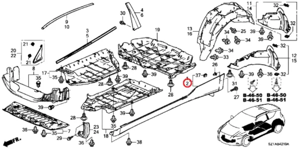  71850SZTG01ZE Honda