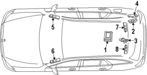Антена A1569050902 Mercedes